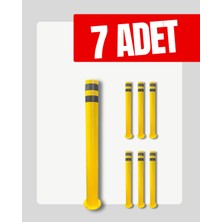 UZM PARK 7 Adet Metal Otopark Demir Duba Delinatör Sabit Park Bariyeri Park Engel Demiri 100 cm