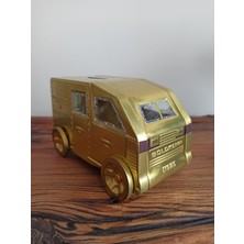 Hureggo Vintage ''goldkenn Swıtzerland'' Araba Görünümlü Metal Kumbara & 15X8X8 cm