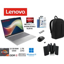 Lenovo ıdeapad Slim 5 Amd Ryzen 7 7735HS 16GB Ram  1tb SSD W11 Pro 13.3 Inç 83J2004STR Duddi Çanta+Mouse+Mousepad+Usbbellek+Temizlikkit