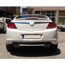 Oto h.i.t. Opel Insignia Uyumlu Body Kit Difüzör 4 Çıkış Yuvarlak Gri Model 3