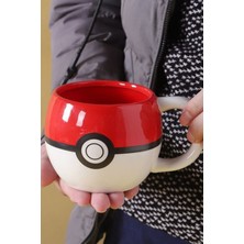 Ciyu Ticaret Pokeball Top Kupa 3D Tasarım Kupa Bardak Hediyelik Koleksiyonluk