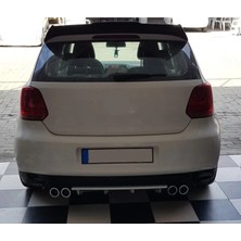 Oto h.i.t. Volkswagen Polo Mk5 Uyumlu Body Kit Difüzör 4 Çıkış Yuvarlak Gri Model 3