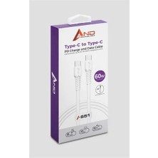 ALPA AND-A651 Type-C To Type-C 60W Kablo