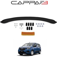 Cappafe Opel Combo E 2018 Yılı ve Sonrası Ön Kaput Rüzgarlık 4mm