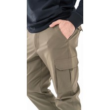 Attack Erkek Bej Kargo Pantolon Slim Fit Çok Cepli Günlük & Outdoor Pantolon