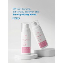 Doa Kozmetik Tone Up Güneş Kremi SPF 50+ Tüm Cilt Tipleri İçin Renksiz Koruma 60 ml