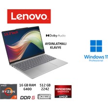 Lenovo ıdeapad Slim 5 Amd Ryzen 7 7735HS 16GB Ram  512GB SSD W11 Pro 13.3 Inç 83J2004STR Duddi