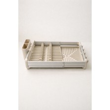 SUELF CO Alüminyum Tek Katlı Açılır Bulaşıklık