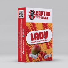Captan Puma Lady - Mango, Kavun, Çilek, Buz Aromalı Nargile Marmelatı 50GR.