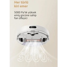 Xiaomi S20 5.000 Pa Emiş Gücü Lidar Navigasyon Mop Özellikli Robot Süpürge