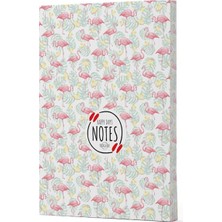 Asa Store Flamingo 3 - Yan Boyamalı Çizgili Defter