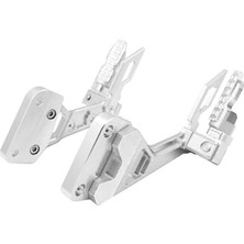 Gogo Premium Ktm Rc 125 Uyumlu Ayak Basamak Seti Gümüş