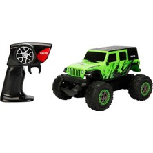 Sunman 1:22 Taiyo Jeep Uzaktan Kumandalı Araba 15014 Jeep Wrangler Yeşil S00041454