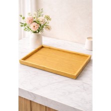 Yzhome Bambu Sunum Servis Tepsisi Tepsi 41*29CM