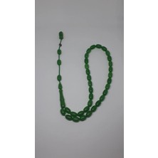 Sistemli Kanayan Bağa Çubuk Kehribar Tesbih Şükrü Baba + Hediyelik Ahşap Tesbih Kutusu