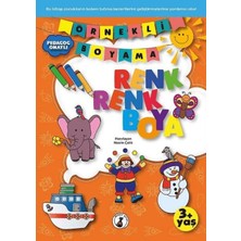 Asa Store Örnekli Boyama Renk Boya 3+Yaş