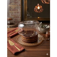 Arline Cam Kek ve Pasta Sunum Fanusu Kapaklı