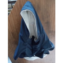 Pet Önü Çıt Çıtlı Kapüşonlu Su Geçirmez Kedi-Köpek Yağmurluk L Beden