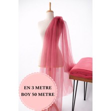 Narin Kumaş Evi Paket Kristal Tül Pembe - Organizasyon, Paketleme, Süsleme, Dekorasyon, Abiye Tülü