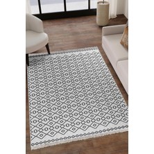 Carpet Diem Home Design Alya- Çift Taraflı, Katlanabilir, Yıkanabilir, Pamuk Kilim; Salon, Oturma Odası, Balkon