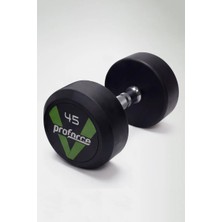 Proforce DB45 - 45 kg Olimpik Kauçuk Kaplı Dumbell (Tek Adet)