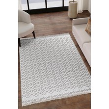 Carpet Diem Home Design Alya- Çift Taraflı, Katlanabilir, Yıkanabilir, Pamuk Kilim; Salon, Oturma Odası, Balkon