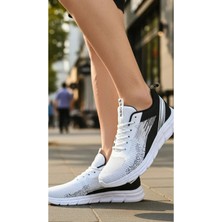 Fore Sport Erkek Bağcıklı Triko Spor Ayakkabı Hafif Nefes Alabilen Günlük Sneaker