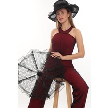 Hanife Glam Couture Hanife Glam Tül Detaylı Sandy Tulum