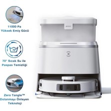 Ecovacs Deebot T30 Pro Omni 11.000 Pa Emiş Gücü Otomatik Mop Yıkama Çöp Istasyonlu Robot Süpürge