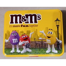 M&m's It's More Fun Togetter Sarı Teneke Kutu 330 gr Çikolata Kaplı Yer Fıstıklı Draje