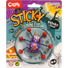 Ctoys Yapışkan Sallanan Oyuncak Örümcek Mor