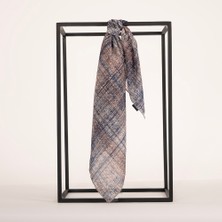 Piramit Naturel Eşarp | Kırçıllı Zemin