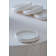 Acar Bianco Perla Porselen Yuvarlak Tabak - 10 cm