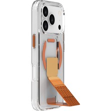 Piili iPhone 17 Pro Steady Carbon Magsafe Kılıf Turuncu