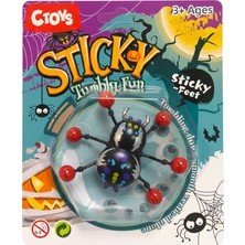 Ctoys Yapışkan Sallanan Oyuncak Örümcek Siyah