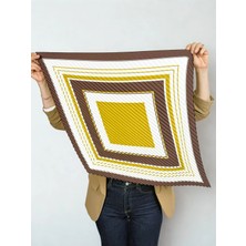 Dukart Trendlover Eşarp, Fular, Bandana, Pliseli, 70X70 cm