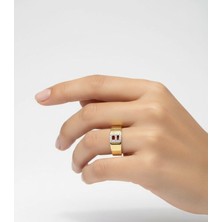 Liz B Harfi 14 Ayar Altın Yüzük