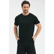 Malabadi Erkek Micro Modal Sıfır Yaka Pijama Takımı