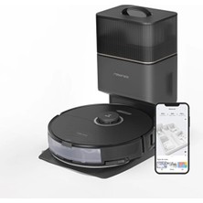 Roborock S8 Plus Siyah 6.000 Pa Emiş Gücü Çöp Istasyonlu Duoroller Fırça Robot Süpürge Siyah