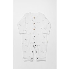 Blumi Kids Organik Pamuk Fil Nakışlı 4'lü Yenidoğan Set