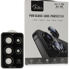 Joko Galaxy S24 Ultra Pvd Metal Kamera Lens - Siyah