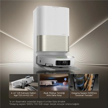 Dreame X50 Ultra Complete 20.000 Pa Emiş Gücü Otomatik Mop Yıkama ve Kurutma Çöp Istasyonlu Robot Süpürge
