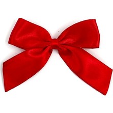 Papirüs Kırmızı Küçük Boy Klipsli Kurdele (50 Adetlik Paket)