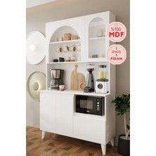 Balneom Pera 120 cm Mdf Kahve Köşesi