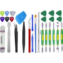 MHM Metal Plastik Çok Parçalı Onarım Aletleri Kiti, Dijital Ev Aletleri Cep Telefonu Bilgisayar Vs Için Sökme Aracı15