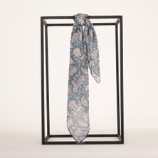 Piramit Naturel Eşarp | Bahar Nakışı