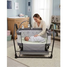 Nenny Triesta Anne Yanı (Ön Kısmı Açılır) Sallanır Tekerlekli Sabitlemeli Katlanır Portatif Sepet Beşik