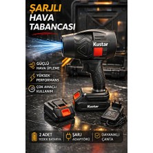 Kustar Güçlü Şarjlı Hava Tabancası | Araç Kurutma | Ateş Tutuşturma | Elektronik Temizliği | Soğutma