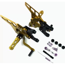 Gogo Premium Kawasaki Z900 Uyumlu Sürücü Ayak Basamak Seti Gold