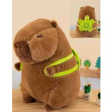 Kaplantoys Sevimli Kapibara Peluş / Yeşil Sülfat / Peluş Anahtarlık / Capybara Oyuncak / Yüksek Kalite